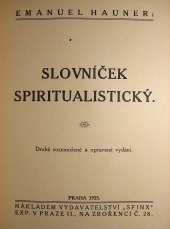 Slovníček spiritualistický