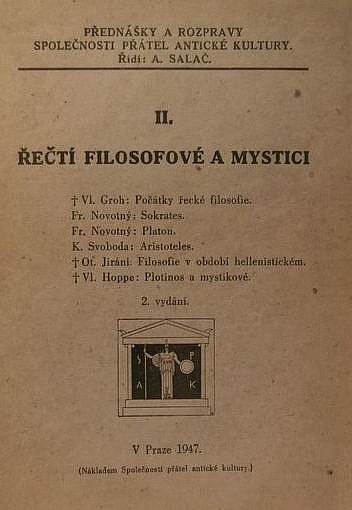 Řečtí filosofové a mystici II.