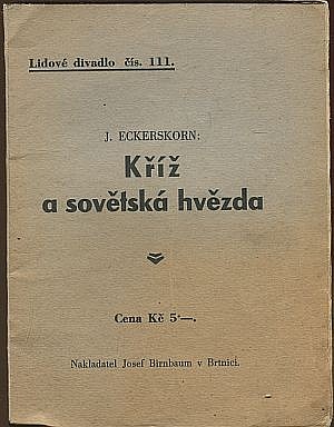 Kříž a sovětská hvězda