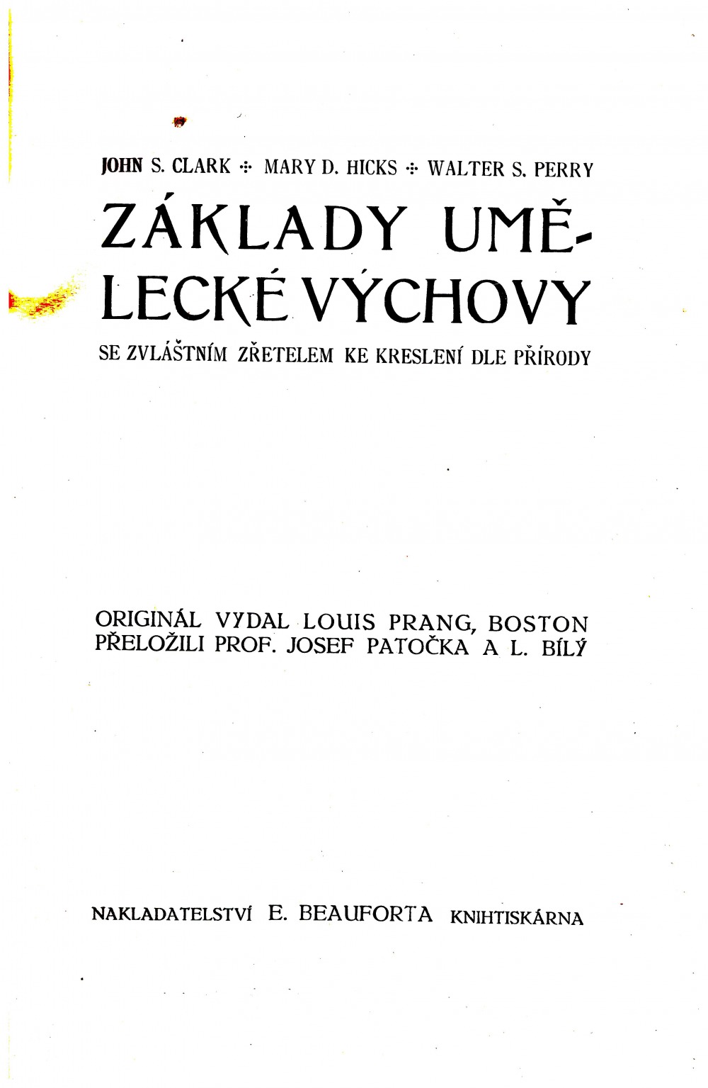 Základy umělecké výchovy