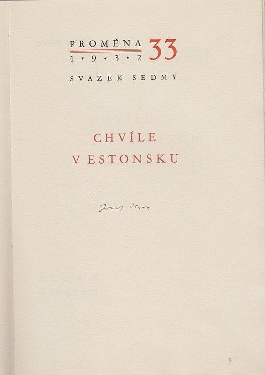 Chvíle v Estonsku