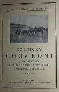 Rolnický chov koní