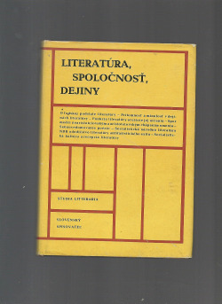 Literatúra, spoločnosť, dejiny