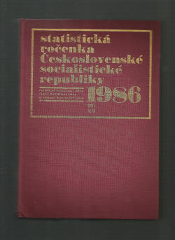 Statistická ročenka Československé socialistické republiky 1986