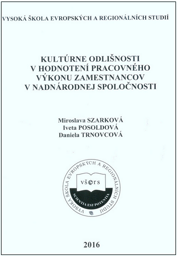 Kultúrne odlišnosti v hodnotení pracovného výkonu zamestnancov v nadnárodnej spoločnosti