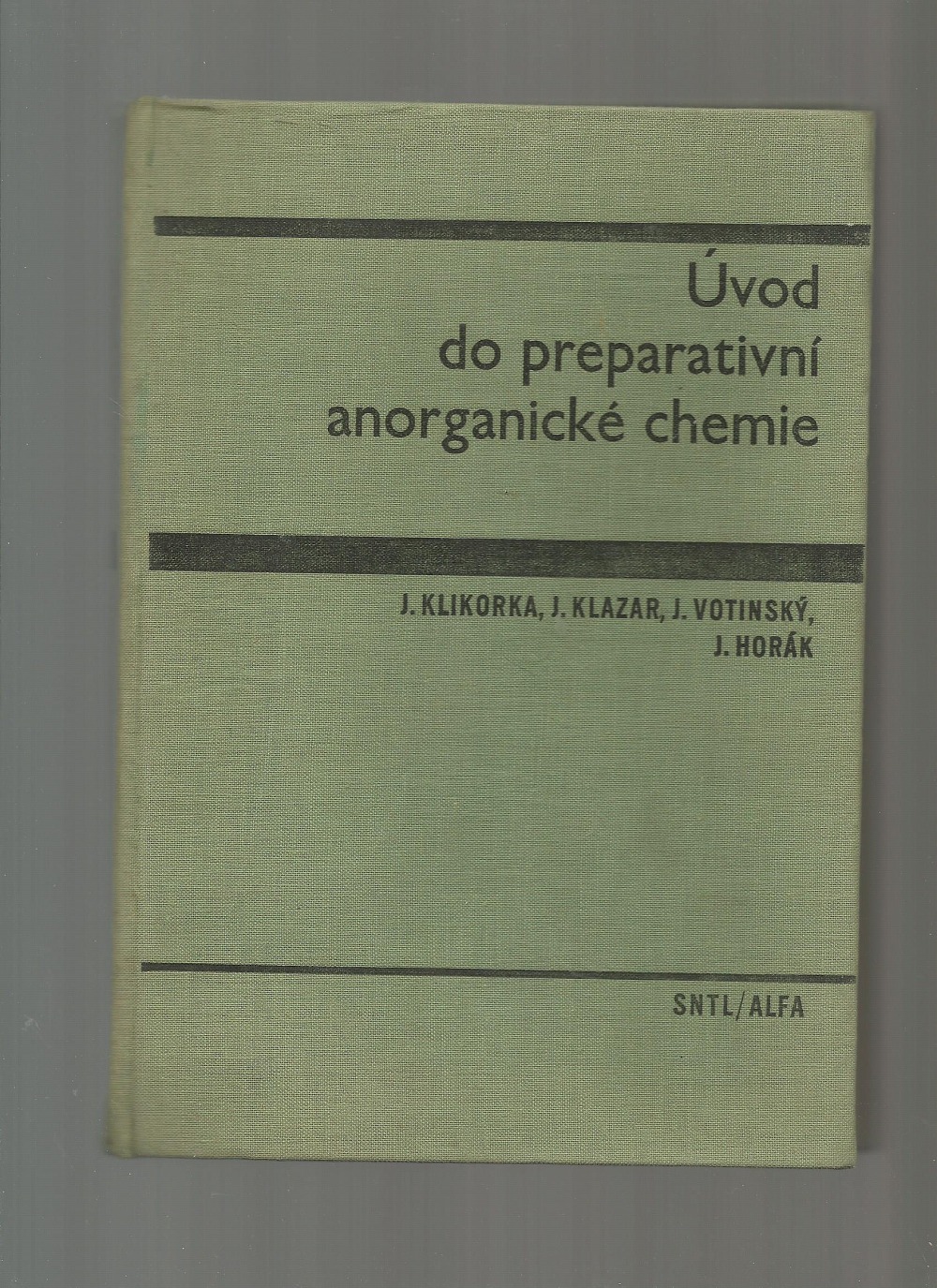 Úvod do preparativní anorganické chemie