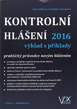 Kontrolní hlášení 2016 výklad s příklady