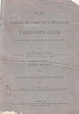 Soupis památek historických a uměleckých v politickém okresu jindřicho-hradeckém