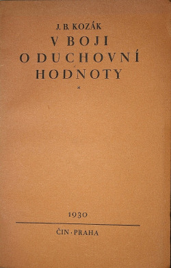 V boji o duchovní hodnoty