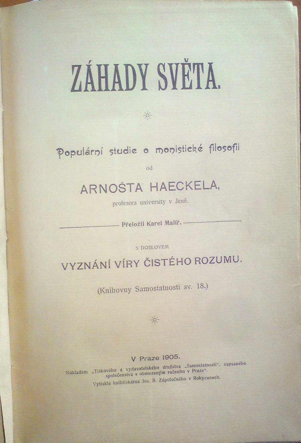 Záhady světa