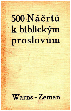 500 náčrtů k biblickým proslovům