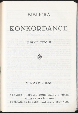 Biblická konkordance