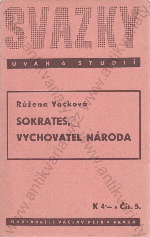 Sokrates, vychovatel národa