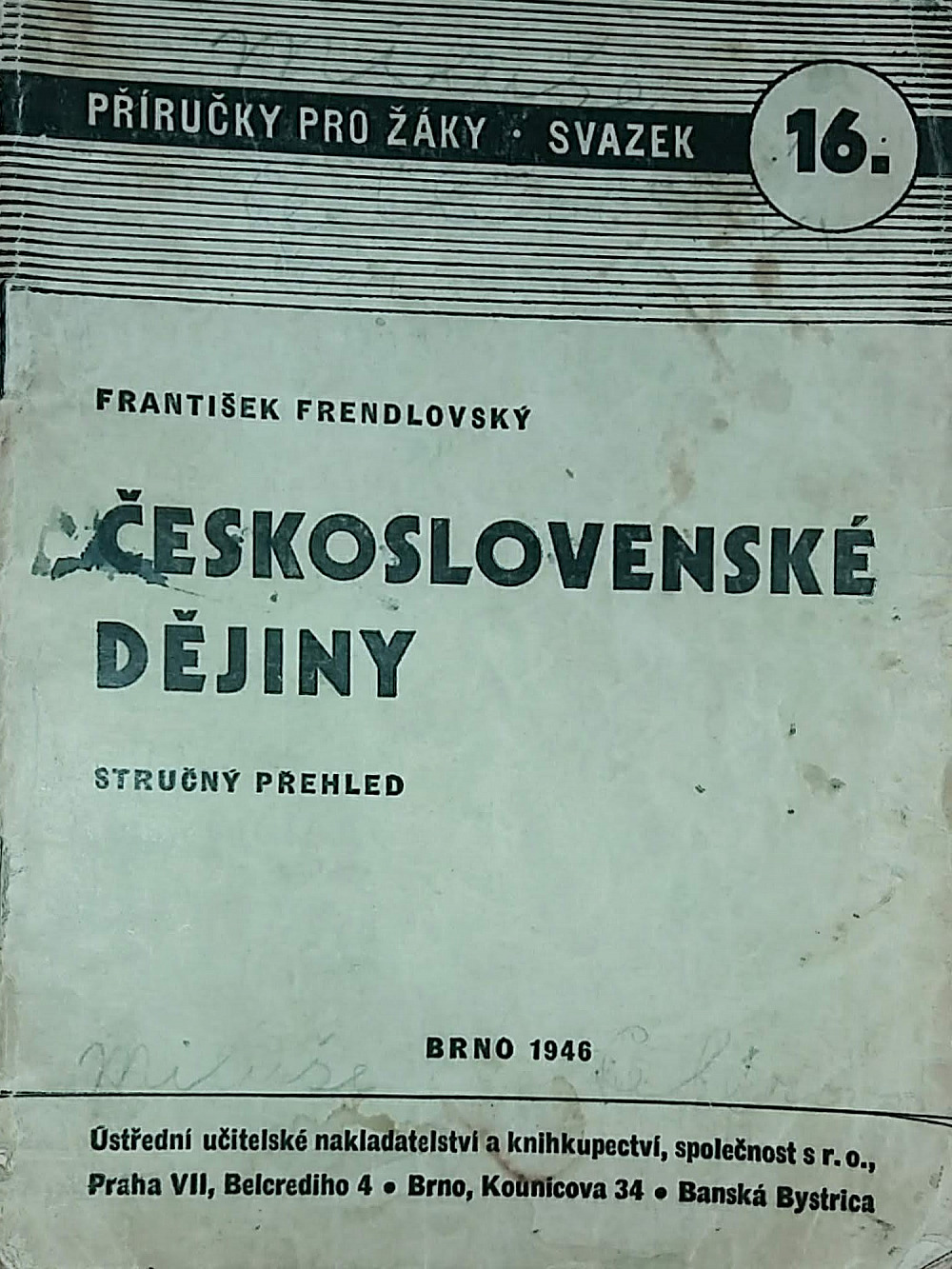 Československé dějiny. Stručný přehled.