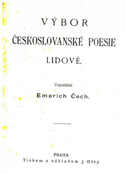 Výbor českoslovanské poesie lidové