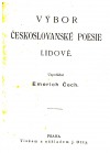 Výbor českoslovanské poesie lidové