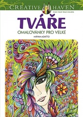 Tváře - omalovánky pro velké