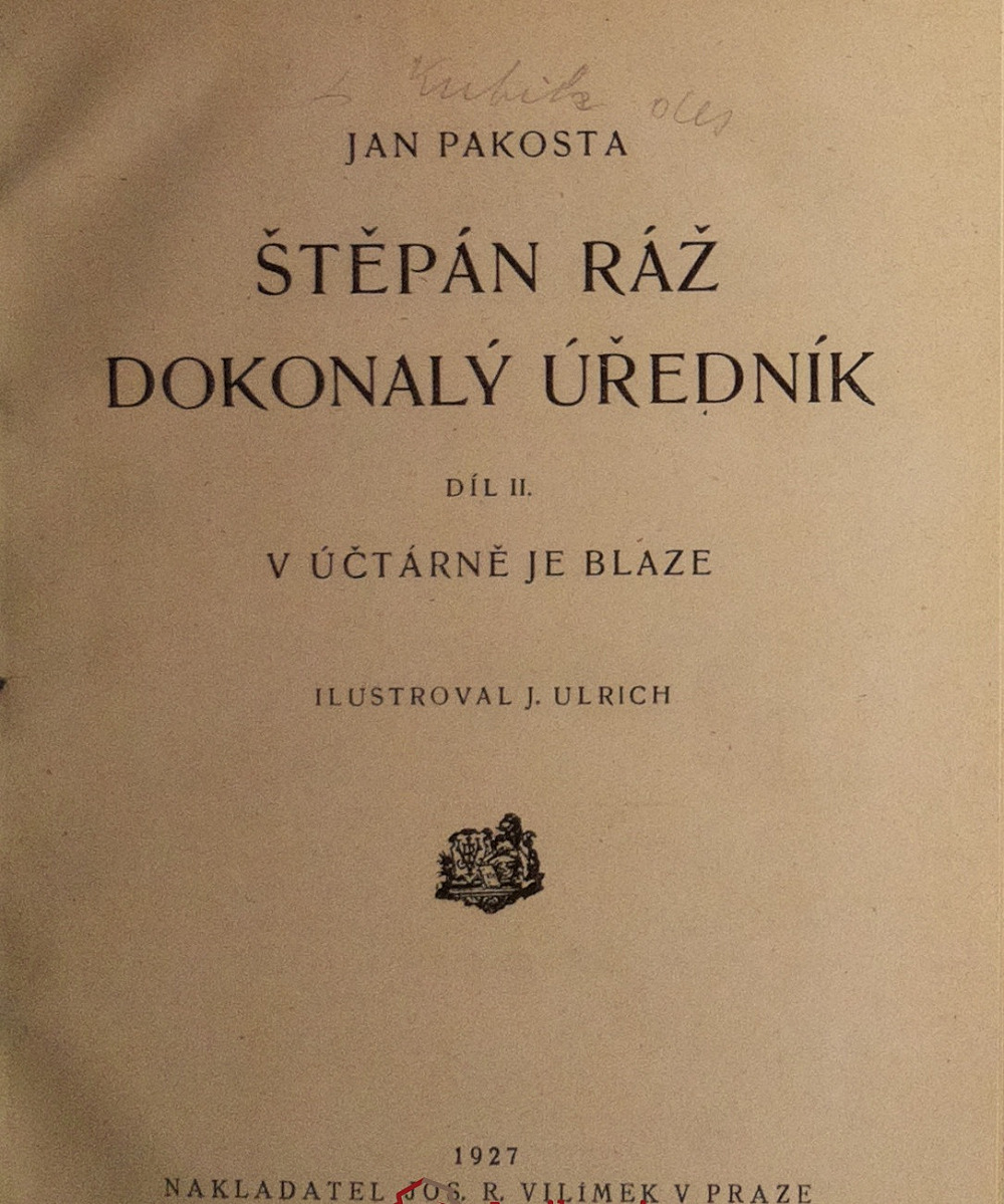 Štěpán Ráž, dokonalý úředník: Díl II, V účtárně je blaze