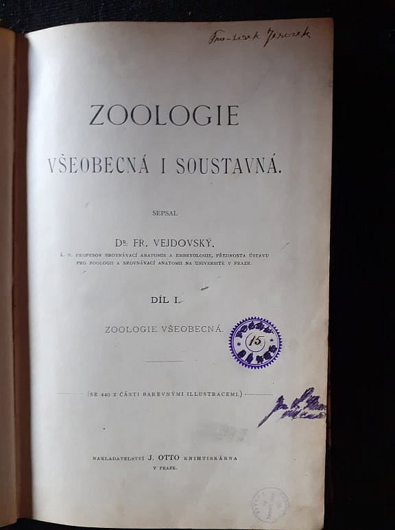 Zoologie všeobecná i soustavná