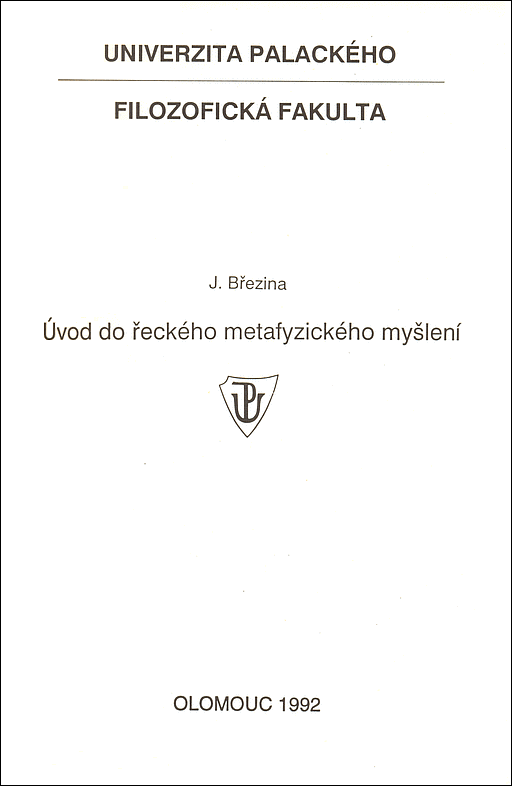 Úvod do řeckého metafyzického myšlení