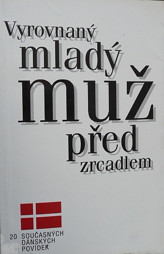 Vyrovnaný mladý muž před zrcadlem