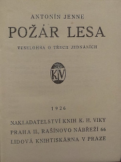 Požár lesa