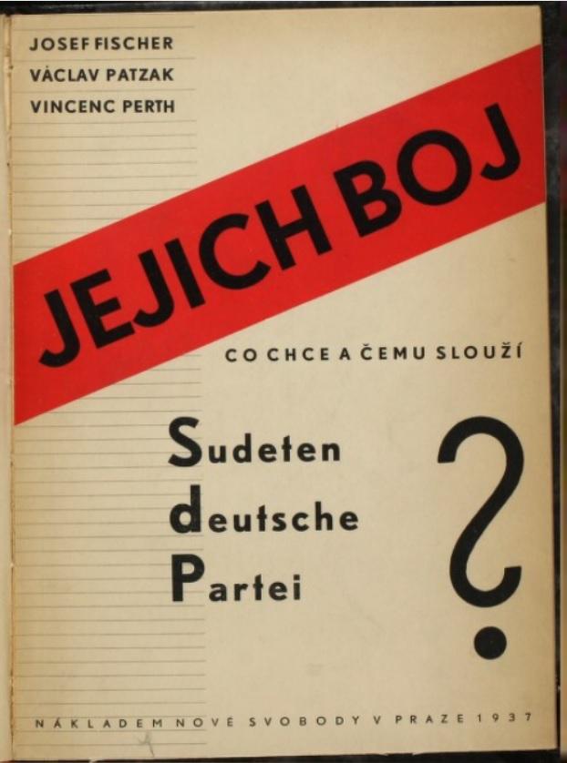 Jejich boj: Čemu slouží Sudeten deutsche Partei?