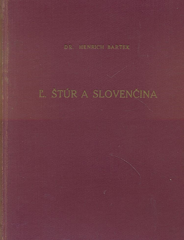 Ľ. Štúr a slovenčina