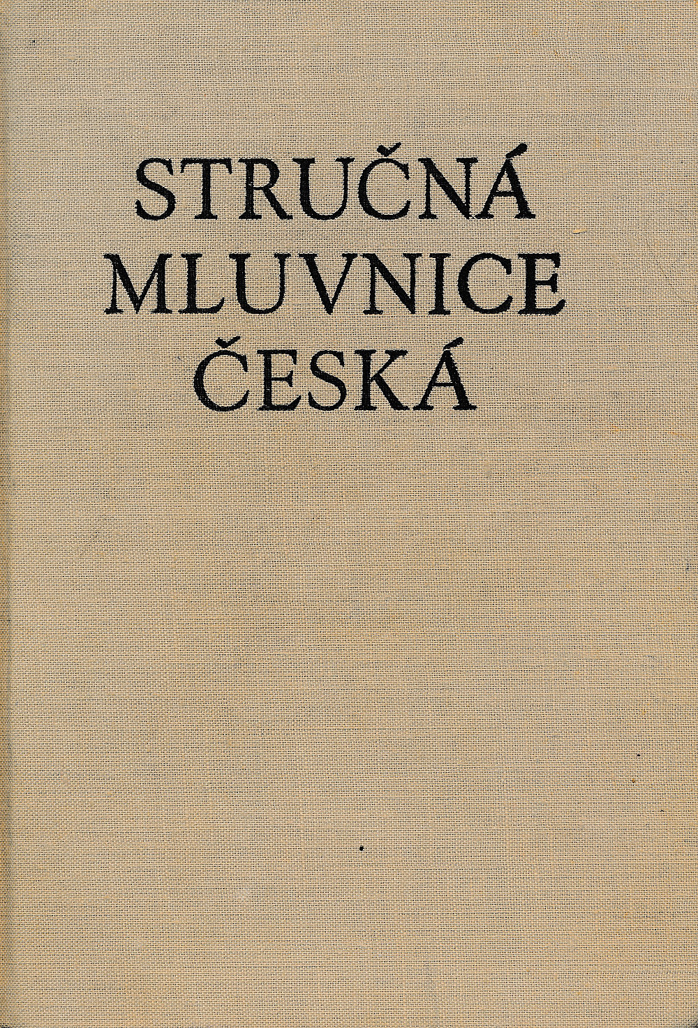 Stručná mluvnice česká