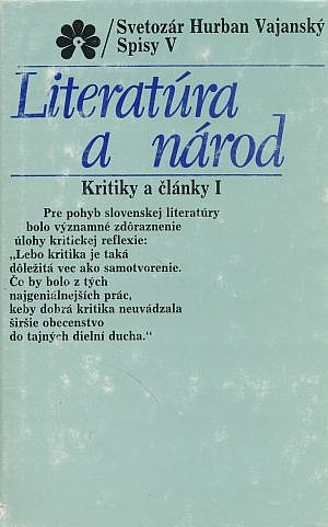 Literatúra a národ - Kritiky a články I