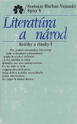 Literatúra a národ - Kritiky a články I