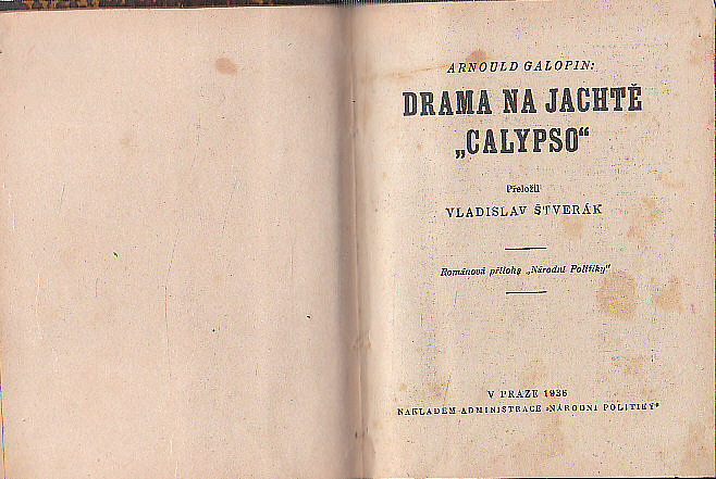 Drama na jachtě "Calypso"