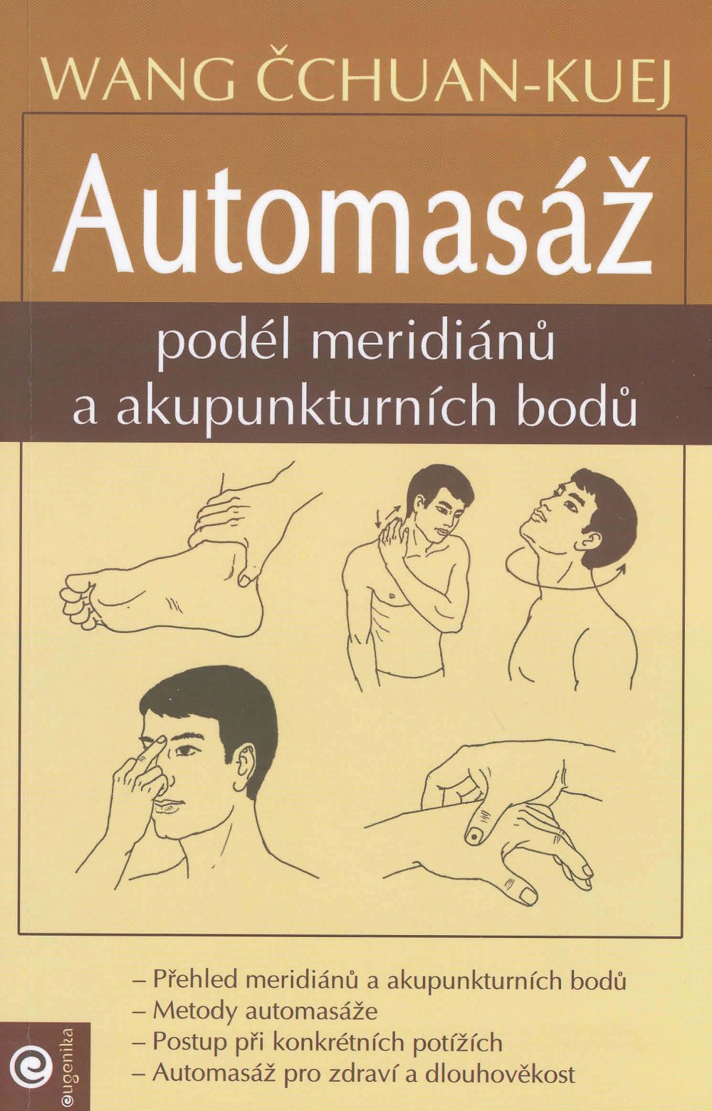 Automasáž podél meridiánů a akupunkturních bodů