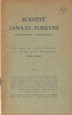 Rodiště Jana Ev. Purkyně, státní zámek v Libochovicích