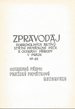 Ochranné pásmo Pražské památkové rezervace : zpravodaj 19-83