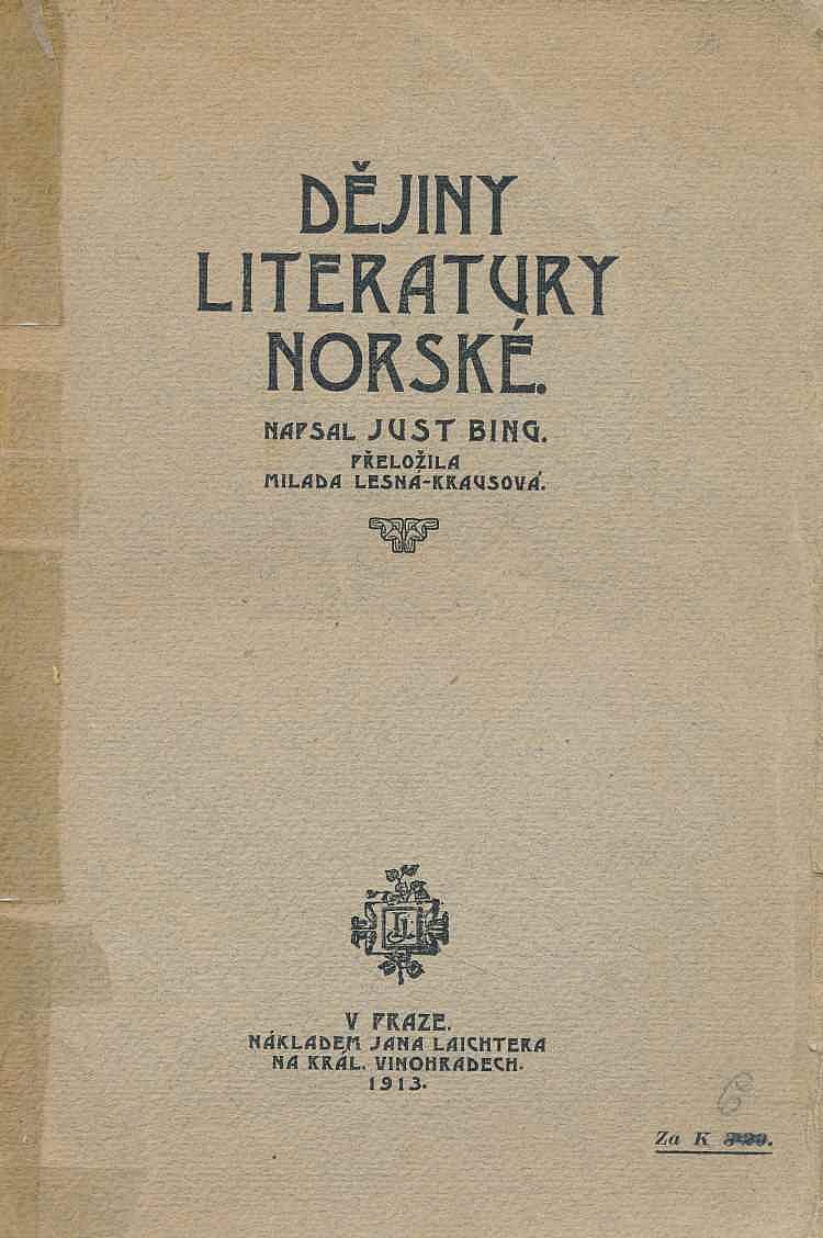 Dějiny literatury norské