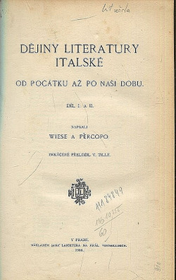 Dějiny literatury italské