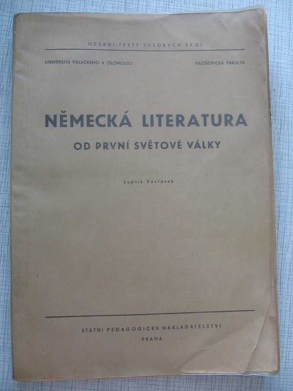 Německá literatura od 1. světové války