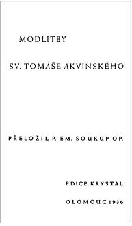 Modlitby sv. Tomáše Akvinského