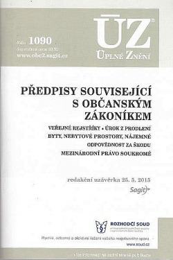 ÚZ 1090 - Předpisy související s občanským zákoníkem