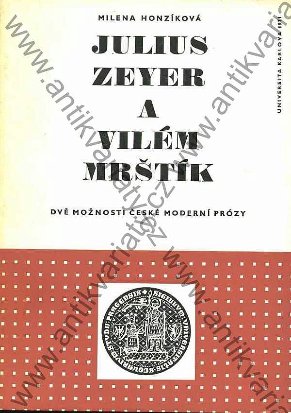 Julius Zeyer a Vilém Mrštík