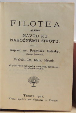 Filotea alebo Návod ku nábožnému životu