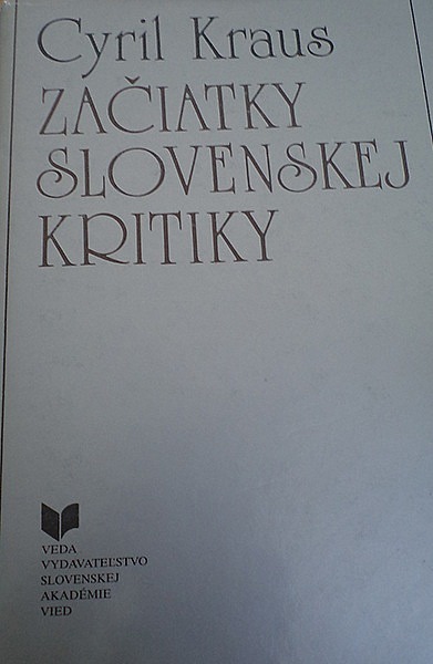 Začiatky slovenskej kritiky