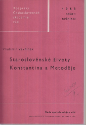 Staroslověnské životy Konstantina a Metoděje