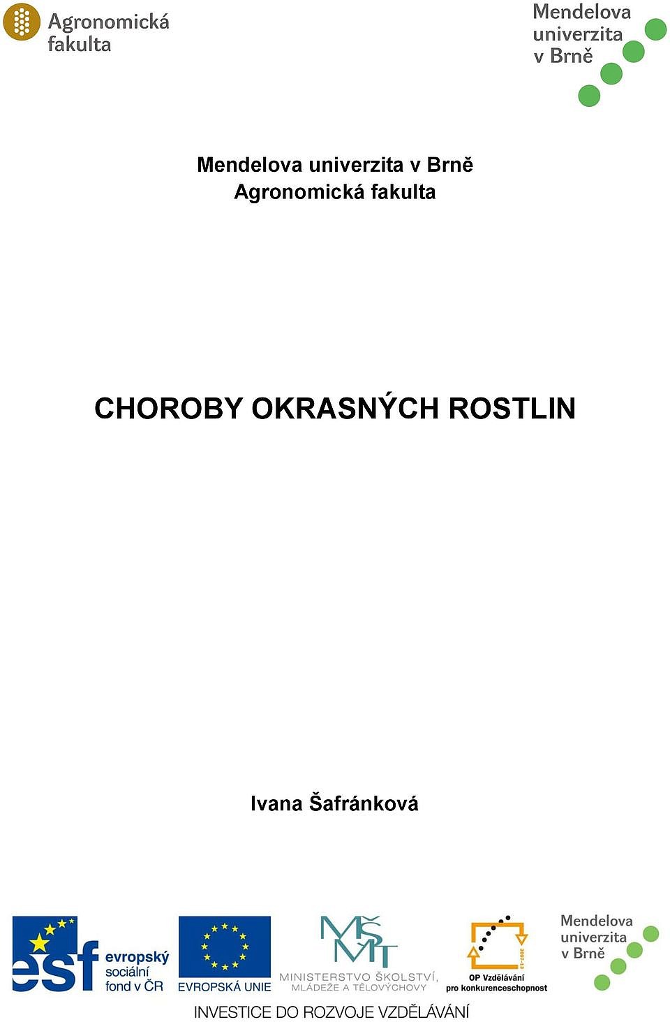 Choroby okrasných rostlin