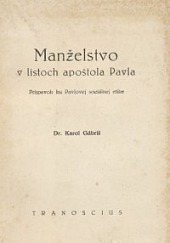 Manželstvo v listoch apoštola Pavla