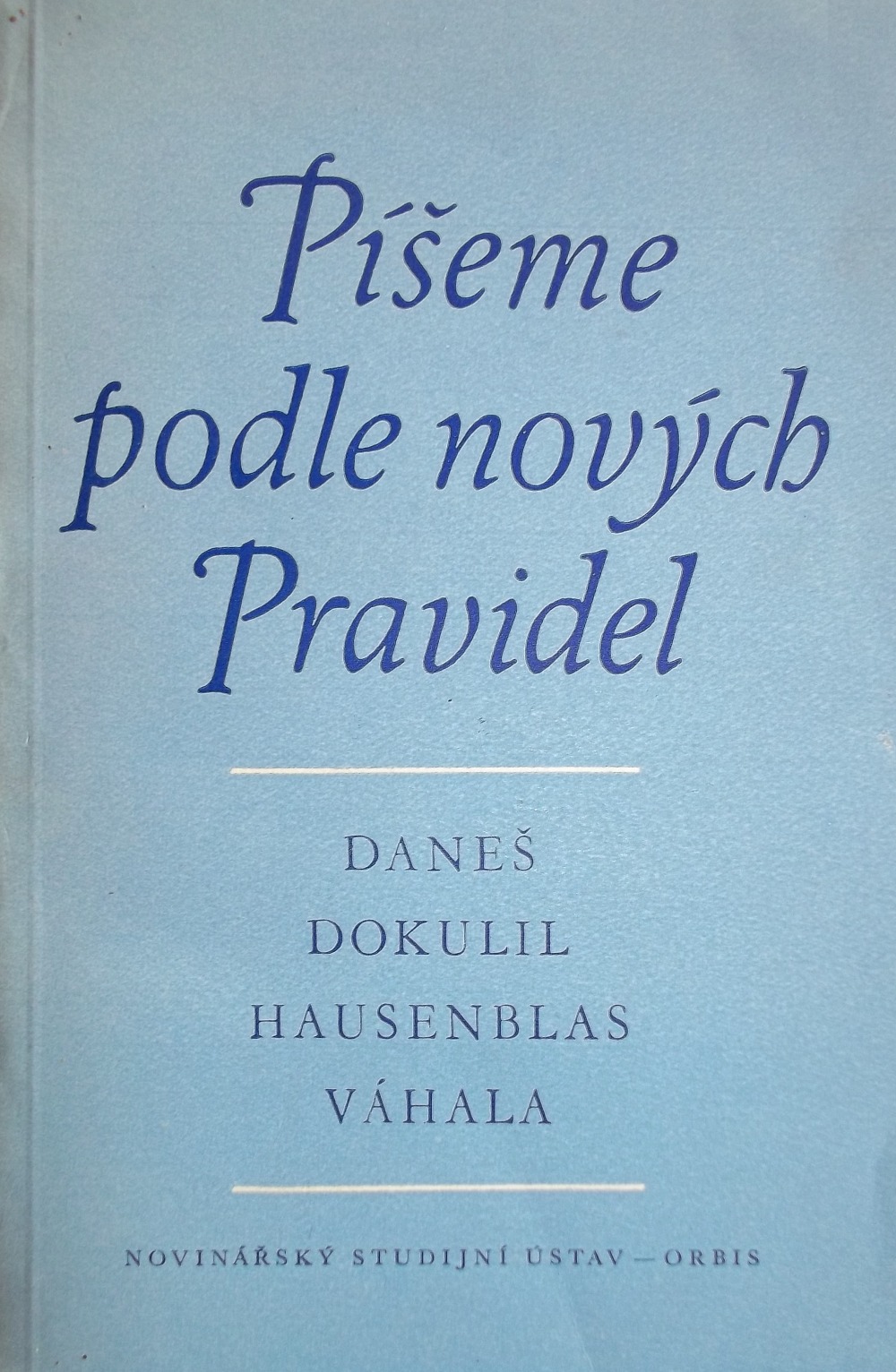 Píšeme podle nových Pravidel