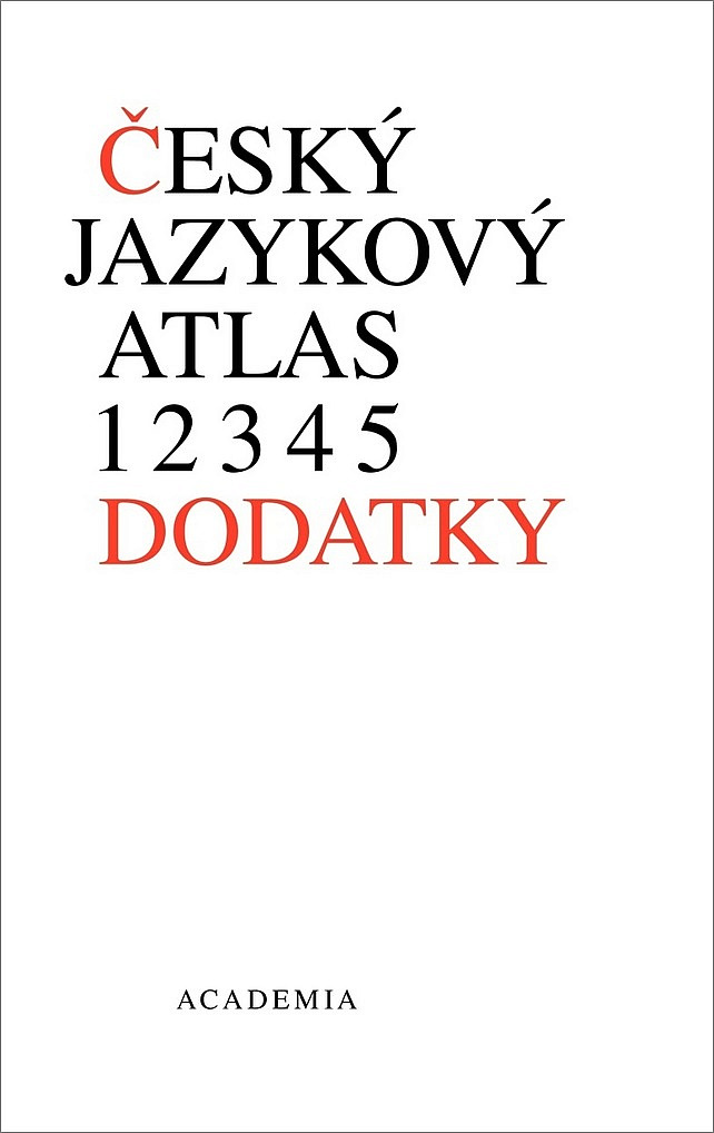 Český jazykový atlas - Dodatky