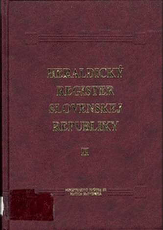 Heraldický register Slovenskej republiky II