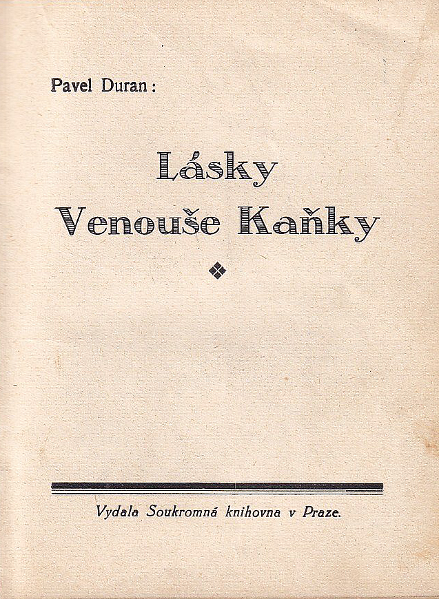 Lásky Venouše Kaňky